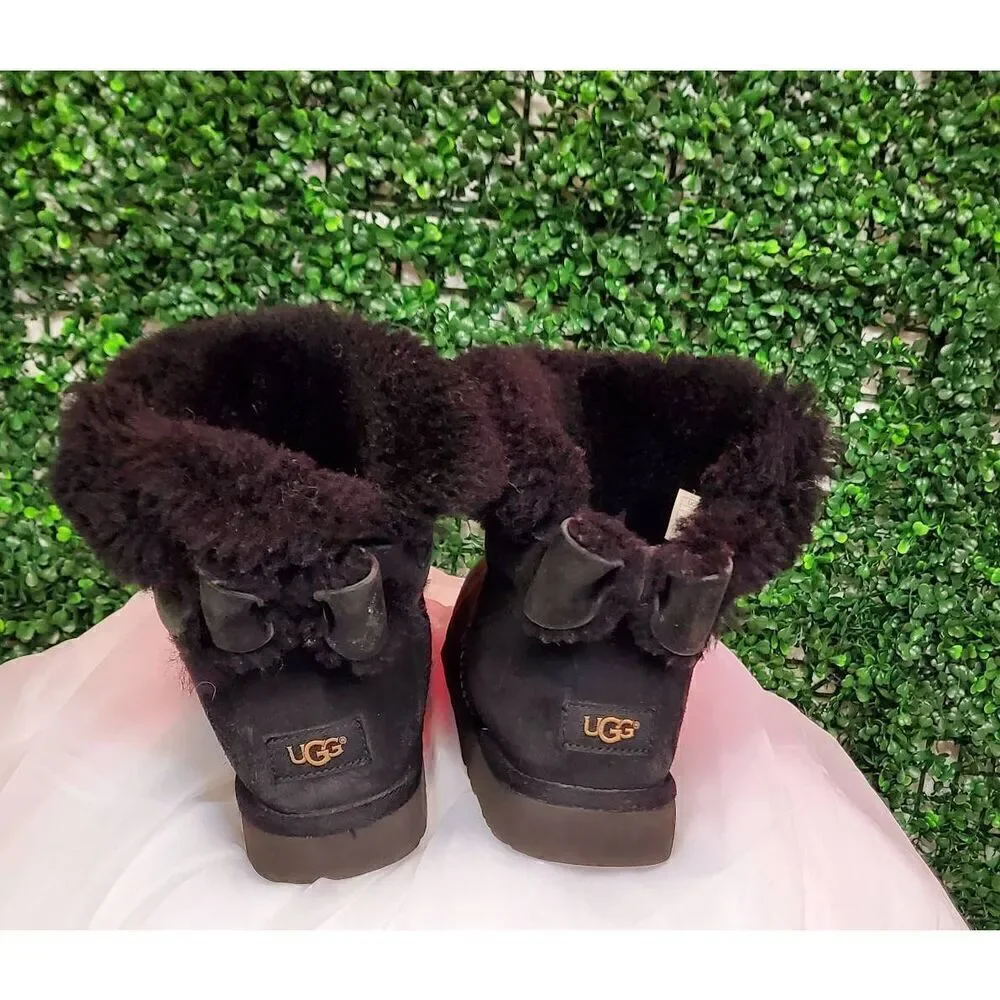 UGG black suede